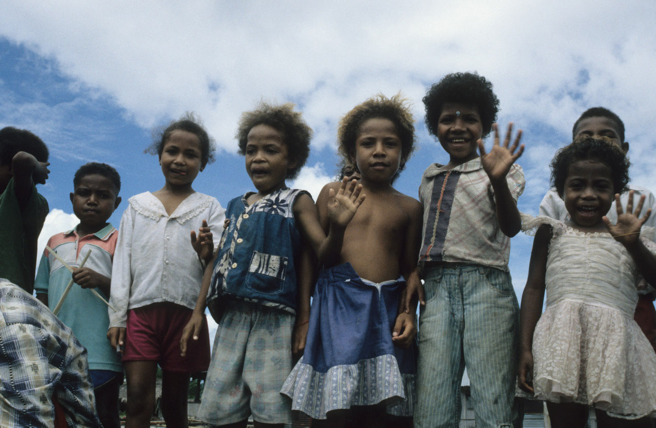 Mélanésien de Nouvelle Guinée ( Jayapura - nord Papouasie)